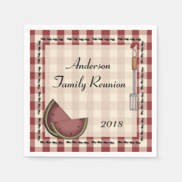 Ants and Watermelon Picnic Napkins Serviette