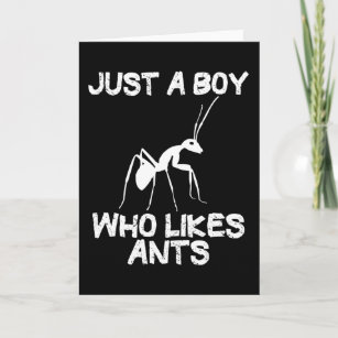 Ants Ant Behaltend Ant Farm Funny Quote Gift Boys Karte