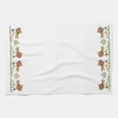 Ants Apple Pie Grass Floral Küche Handtuch (Horizontal)