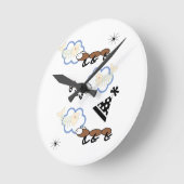 Ants Fish Clouds Clock Runde Wanduhr (Winkel)