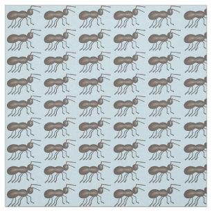 Ants Go Marching Black Ant Insect Animal Fabric Stoff