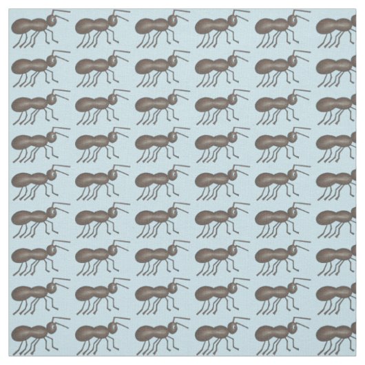 Ants Go Marching Black Ant Insect Animal Fabric Stoff (Muster)