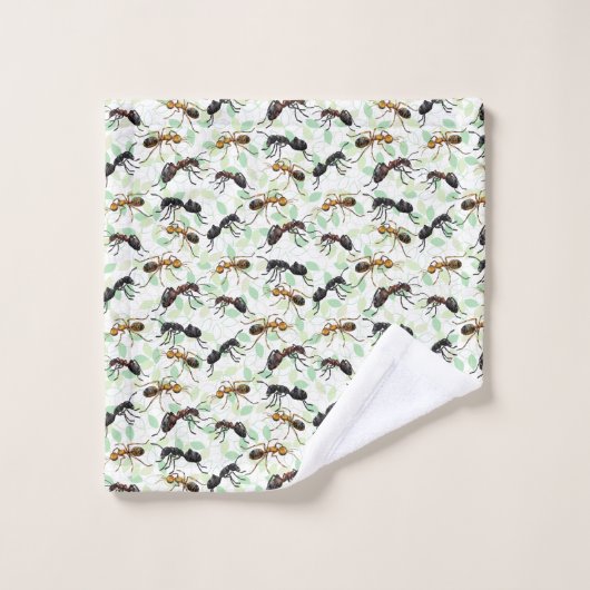 Ants Insects beugt Creepy Crawly Creatures Badhandtuch Set (Waschlappen)