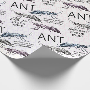 Ants Insects Bugs Geschenkpapier
