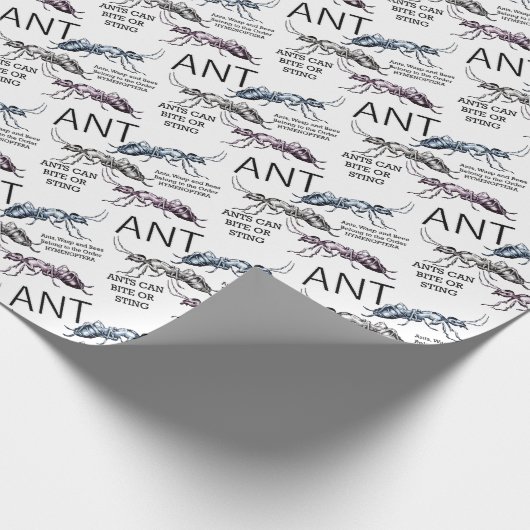 Ants Insects Bugs Geschenkpapier (Ecke)