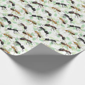 Ants Insects Bugs Wrapping Paper Geschenkpapier (Ecke)