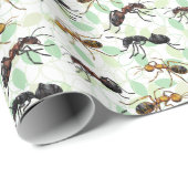 Ants Insects Bugs Wrapping Paper Geschenkpapier (Rolleneckpunkt)