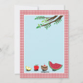 Ants-März bei Picnic-Einladung Einladung (Rückseite)