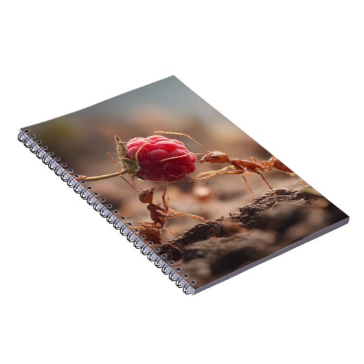 Ants Raspberry-Teamwork-Notebook Notizblock (Rechte Seite)