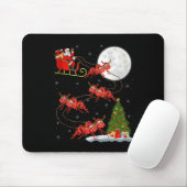 Ants Santa Sleigh Flying Funny Magical Christmas T Mousepad (Mit Mouse)