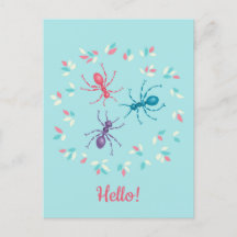 Ants Spring Pastel Wildlife Hello