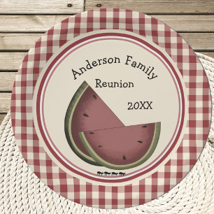 Ants und Watermelon Picnic Pappteller