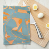 Ants with Blue flowers Autralian Flora Geschirrtuch (Viertel Falte)