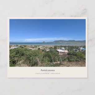 Antsiranana-Bucht und Küstenhügel Postkarte