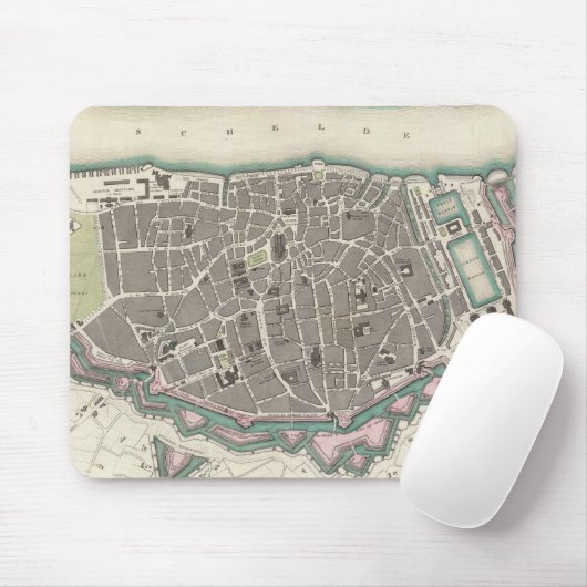 Antwerpen Antwerpen Mousepad (Mit Mouse)