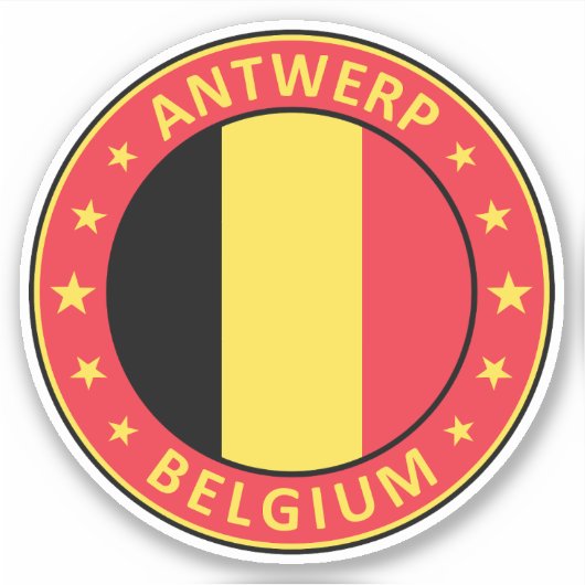 Antwerpen Aufkleber (Vorderseite)