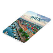 Antwerpen Belgien Foto Vintage Magnet (Linke Seite)