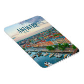 Antwerpen Belgien Foto Vintage Magnet (Rechte Seite)