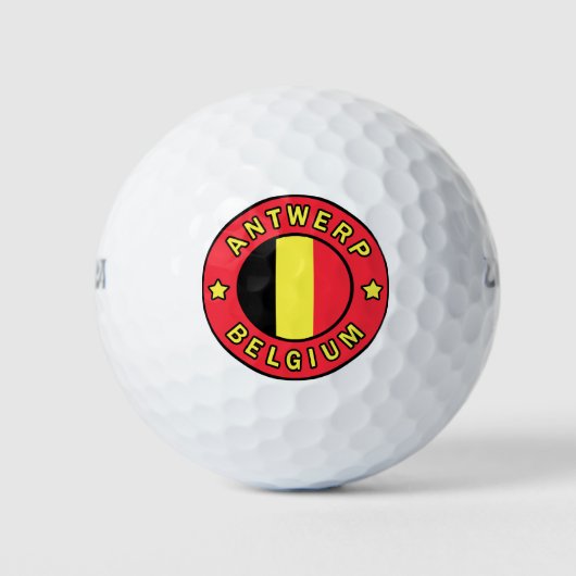 Antwerpen Belgien Golfball (Vorderseite)