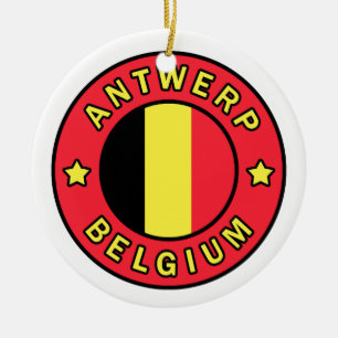 Antwerpen Belgien Keramik Ornament