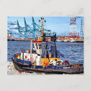 Antwerpen, Belgien, landschaftliches Foto Postkarte