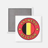 Antwerpen Belgien Magnet (Vorderseite/Rückseite)