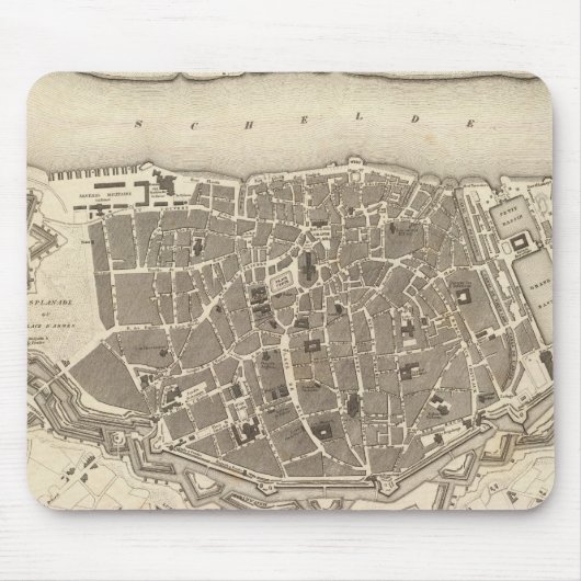 Antwerpen, Belgien Mousepad (Vorne)