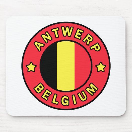 Antwerpen Belgien Mousepad (Vorne)