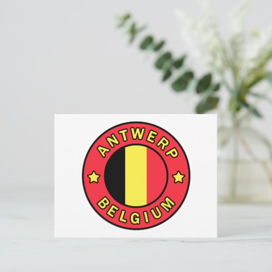 Antwerpen Belgien Postkarte (Stehend Vorderseite)