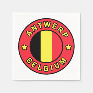 Antwerpen Belgien Serviette