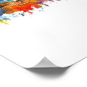 Antwerpen Belgien Skyline Poster (Ecke)