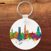 Antwerpen Belgien Skyline Schlüsselanhänger (Vorderseite)