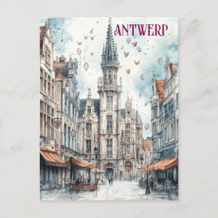 Antwerpen Belgien Travel Postkarte