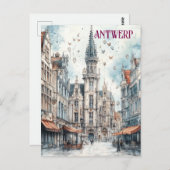 Antwerpen Belgien Travel Postkarte (Vorne/Hinten)