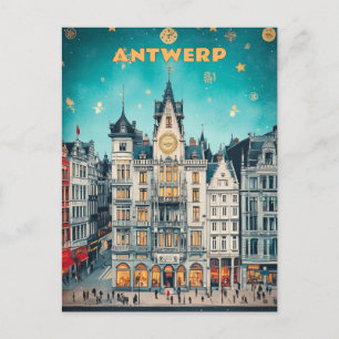 Antwerpen Belgien Travel Postkarte