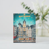 Antwerpen Belgien Travel Postkarte (Stehend Vorderseite)