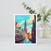 Antwerpen Belgien - Vintage Postkarte (Stehend Vorderseite)