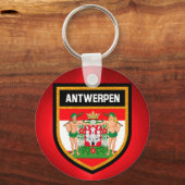 Antwerpen Flag Schlüsselanhänger (Vorderseite)