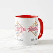 Antwerpen Flanders Belgien Retro Vintag Souvenir Tasse (VorderseiteRechts)