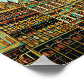 Antwerpen Grote Markt Illustration Belgien Poster (Ecke)