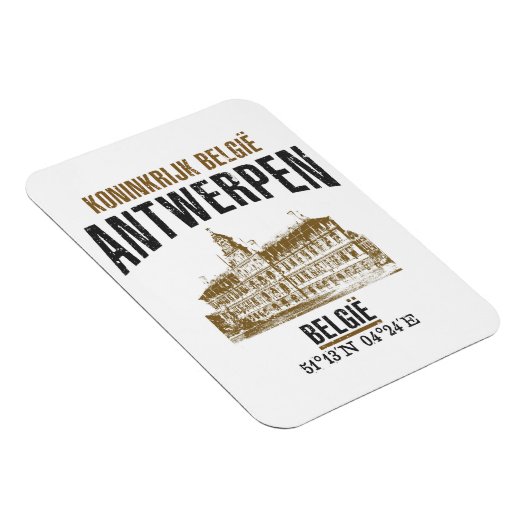 Antwerpen Magnet (Rechte Seite)