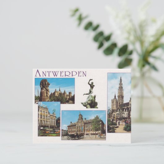Antwerpen - Postkarte (Stehend Vorderseite)