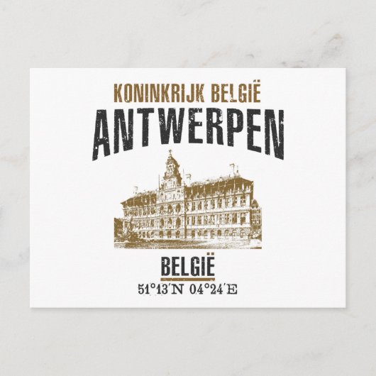 Antwerpen Postkarte (Vorderseite)