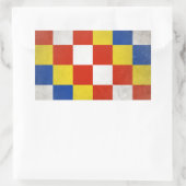 Antwerpen Rechteckiger Aufkleber (Tasche)