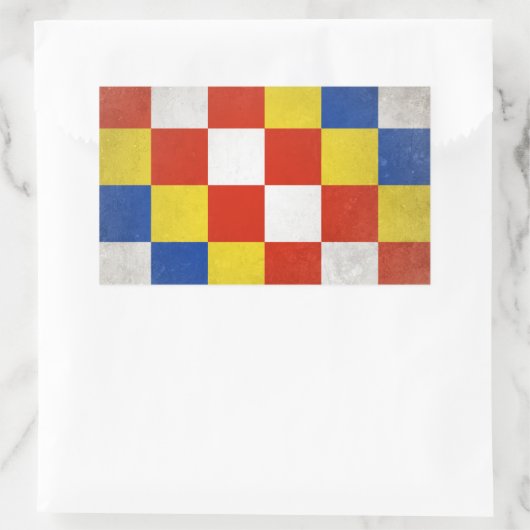 Antwerpen Rechteckiger Aufkleber (Tasche)