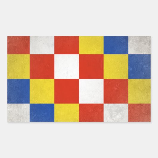 Antwerpen Rechteckiger Aufkleber (Vorderseite)