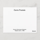 Antwerpen, Replik Karte c. 1900 (Rückseite)