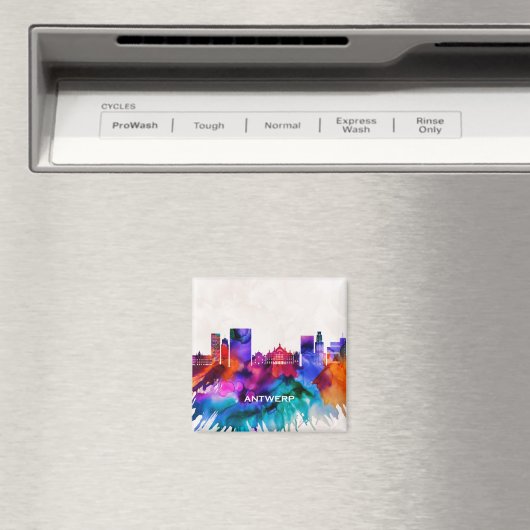 Antwerpen Skyline Magnet (In Situ (Geschirrspüler))