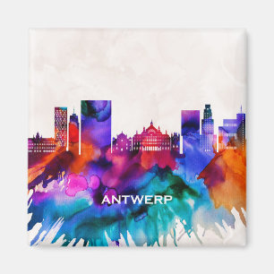 Antwerpen Skyline Magnet