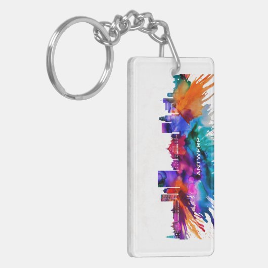 Antwerpen Skyline Schlüsselanhänger (Vorderseite links)